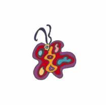 Red Flutterfly Pin photo sculptures by RLMdesignes Red Flutterfly Pin photo sculptures