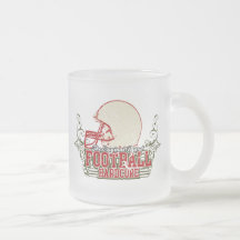 Red Football Hardcore T-shirts and Gifts Mug