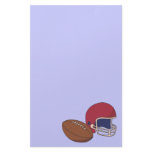 Red Football Helmet n Ball Stationery