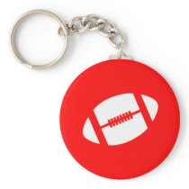 Red Football Keychain keychains