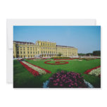 Red Formal gardens at entrance to Schonbrunn Palac Custom Announcements