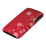Red Forndo with flowers and bubbles iPhone 3 Cover