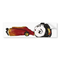 Red Fortune Geisha bumper stickers