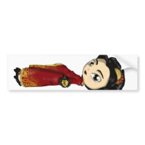 Red Fortune Geisha bumper stickers