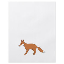 Red Fox. Personalized Flyer