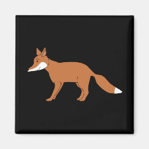 Red Fox. Magnets