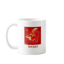 Red Fox Mug(left handle)