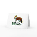 Red Fox Note card