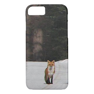 Red Fox on Hilltop iPhone 7 Case
