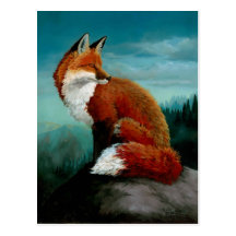 Red Fox Postcards