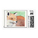 Red Fox Stamp by travveller Red Fox Stamp