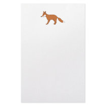 Red Fox. Personalized Stationery