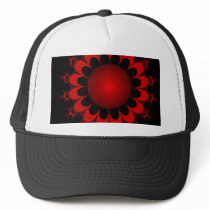 Red Fractal hats by Rajee1 Red Fractal hats
