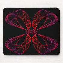 Red Fractal - Quartet mousepads