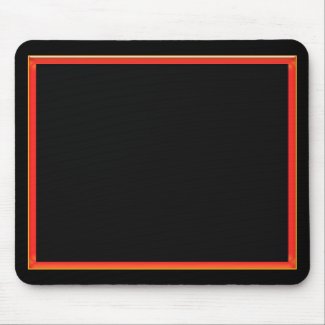 Red framed mousemat zazzle_mousepad