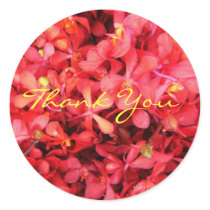 Red Frenzy - Thank You stickers