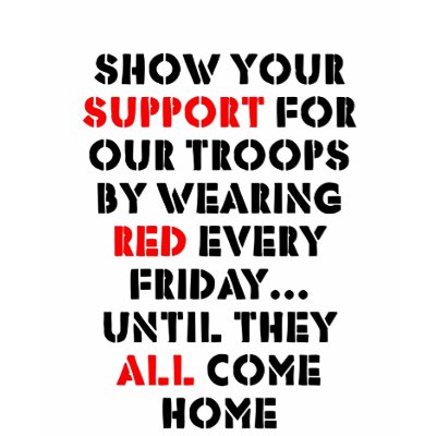 Red Friday Shirts by LesleyDesigns