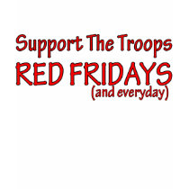 Red Fridays t-shirts