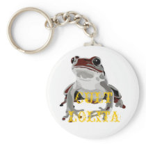 Red frog key holder keychains