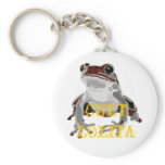 Red frog key holder keychains