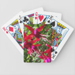 Red Fuchsia playing cards