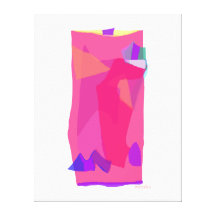 Red Gallery Wrapped Canvas