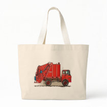 Red Garbage Truck