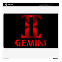 Red Gemini Horoscope Symbol