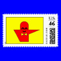 Red Ghost postage
