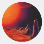 Red giant Sun Sticker
