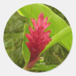 Red Ginger Flower Sticker