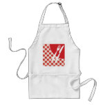 Red Gingham & Cutlery Apron