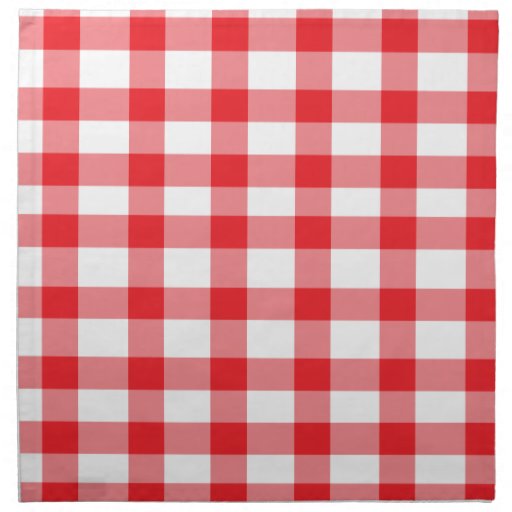 Red Gingham Pattern