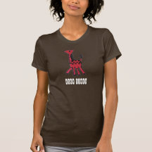 Red Giraffe Ladies Basic T-shirt