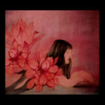 red girl posters