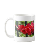 Red Gladiola mug