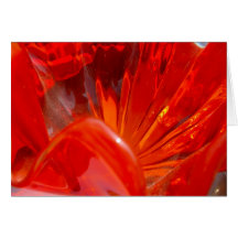 Red Glass Detail Card