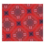 Red glass pattern photograph