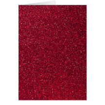 Red Glitter Greeting Cards