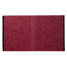 Red Glitter iPad Folio Case