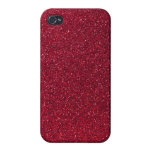 Red Glitter iPhone 4 Case