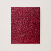 Red Glitter Jigsaw Puzzle