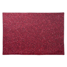 Red Glitter Place Mats