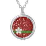 Red Glitters Necklace necklaces