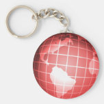 Red Globe Key Chain