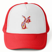 Red Glowing Bike hats