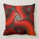Red gnarl American MoJo Pillow