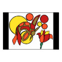 Red Gold and yellow Koi posters
