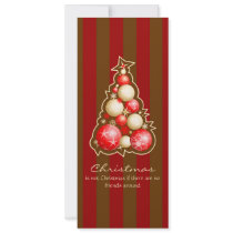 Red & Gold Bubbles Christmas Tree Party invitations by Ruxique Red & Gold Bubbles Christmas Tree Party invitations
