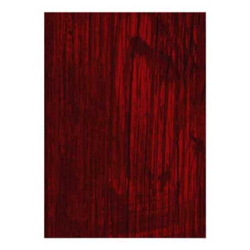 Red Gold Vintage Barn Wood Bridal Shower Invites
